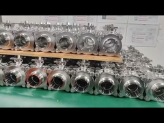 2 vías 3pc PTFE encapsulado en su totalidad válvula de bola de plataforma alta