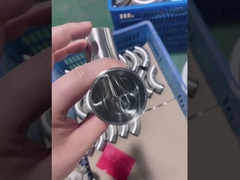 SS304 de acero inoxidable 90 grados Codo corto Mejora el mejor pulido de espejo