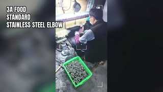 CODO DE ACERO INOXIDABLE 3A NORMA ALIMENTARIA