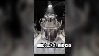 Lata de transporte de leche sellada de acero inoxidable/cubo de leche