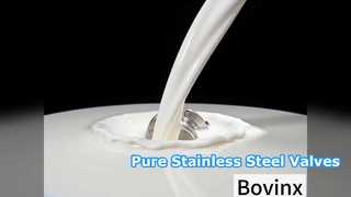 Válvulas de acero inoxidable Bovinx para pureza
