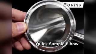 Codo higiénico para muestreo