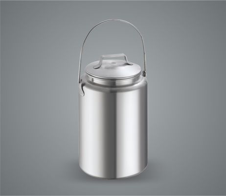 El sello de acero inoxidable máquina de ordeño cubo puede transportar industrial