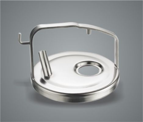 Capa de acero inoxidable, piezas de pulsador de la lechera