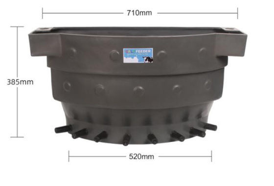 Un buen precio. Cubo de alimentación para terneros Cubo con tetas en línea
