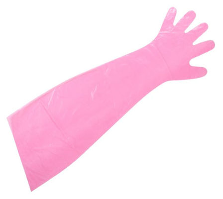 Un buen precio. Guantes desechables para brazos largos ((rojo, 7g) en línea