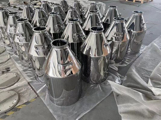 Acero inoxidable de plata 304/316 Cubo de máquina de ordeño Durable y resistente para productos de primera categoría