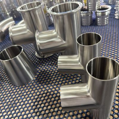 Un buen precio. Sanitario Higiénico SS316L Saldado Tee Calidad alimenticia Bioprocesamiento Farmacéutico Accesorios ASME BPE en línea