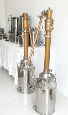 Equipo de destilación de acero inoxidable de 50 litros para hacer whisky y ron de brandy